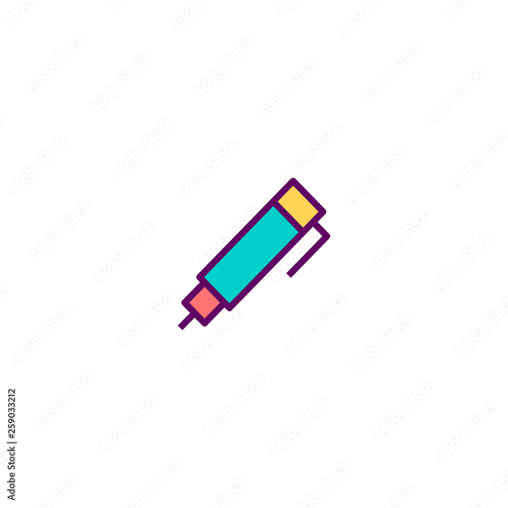 Pen icon design. Stationery icon vector design Pen icon design. Stationery icon vector design