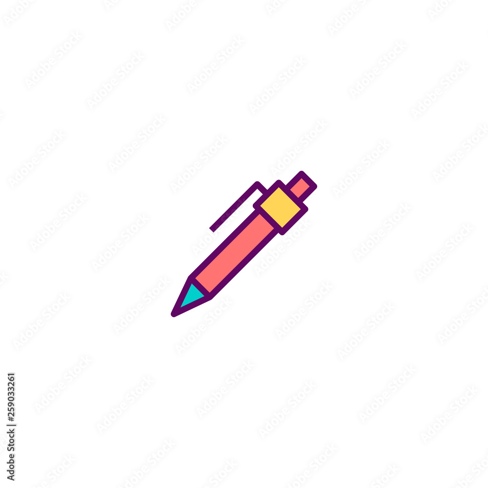 Pen icon design. Stationery icon vector design Pen icon design. Stationery icon vector design