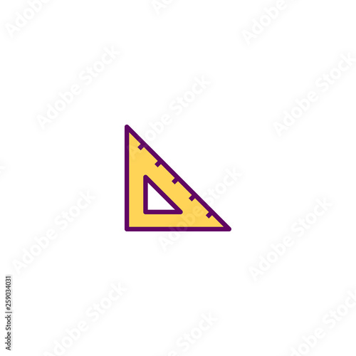Free Download Ruler icon design. Stationery icon vector design - GFXLoad