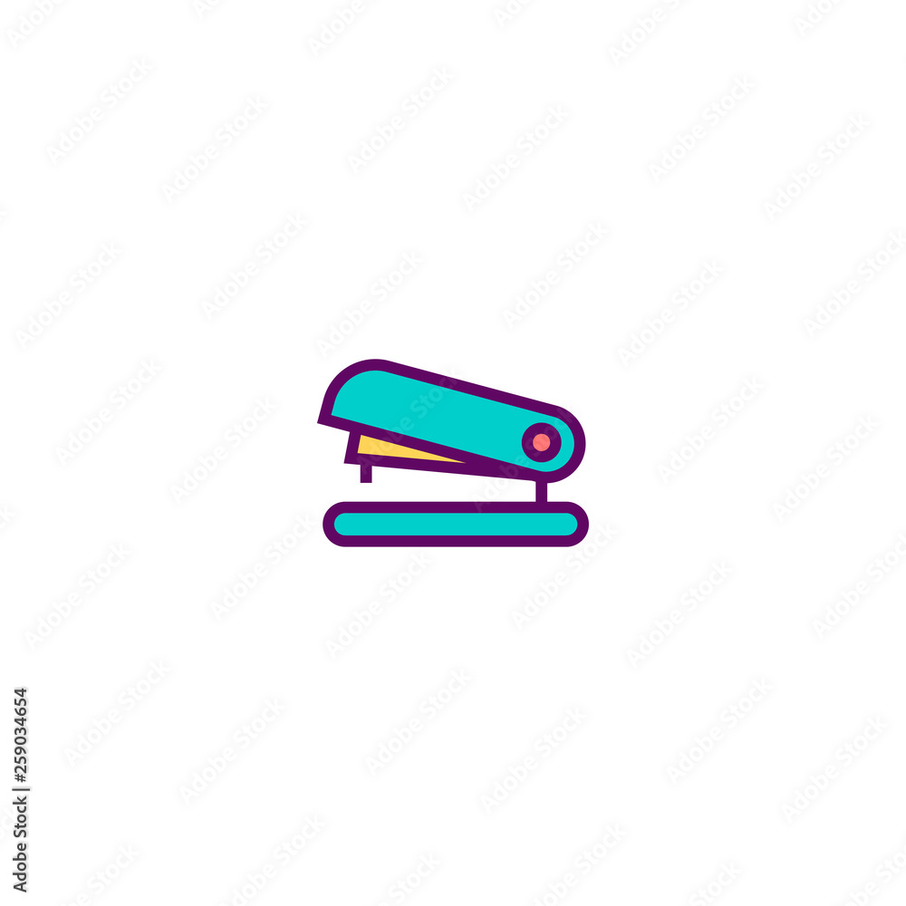 Stapler icon design. Stationery icon vector design Stapler icon design. Stationery icon vector design
