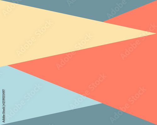 Free Download modern pattern summer print blue yellow red triangles - GFXLoad