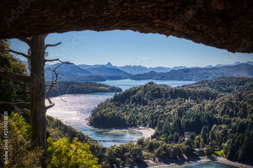 A liveview panorama of the lake and the forest in the highs