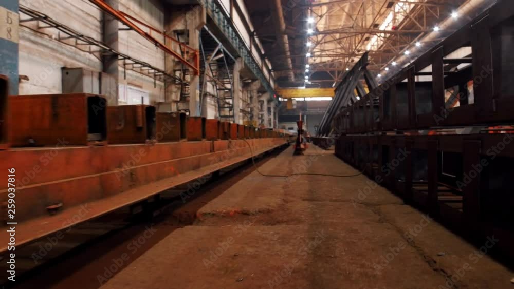 An overview of a big industrial construction plant An overview of a big industrial construction plant