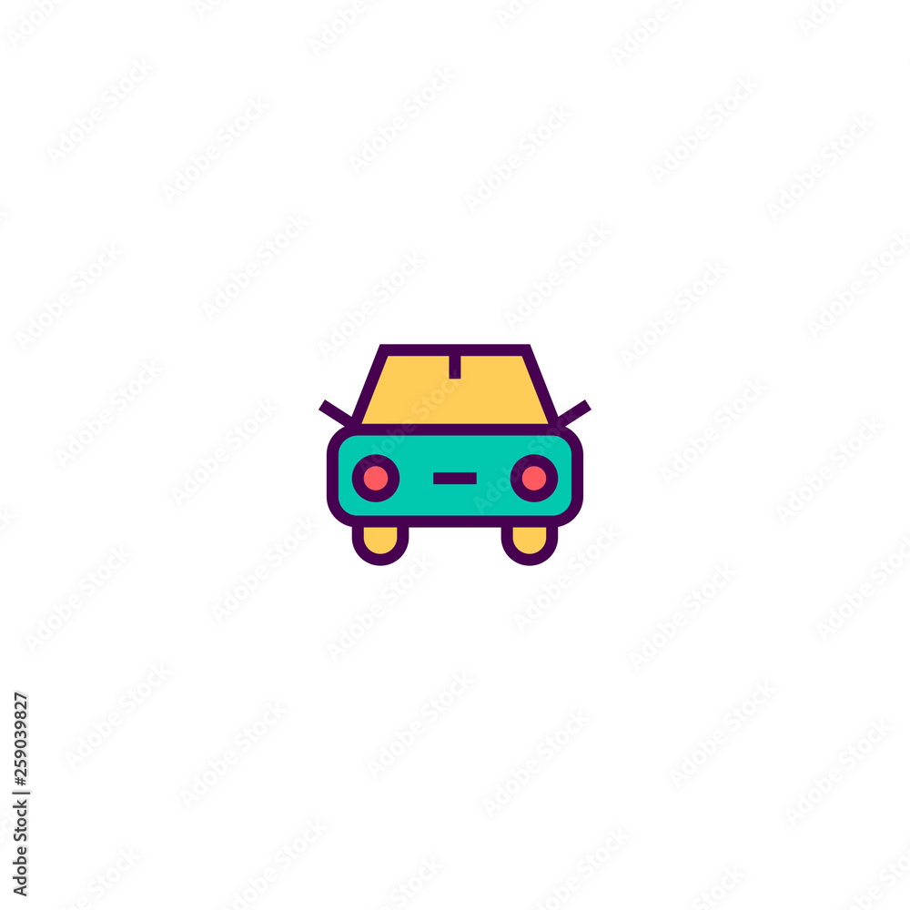 Car icon design. Transportation icon vector design