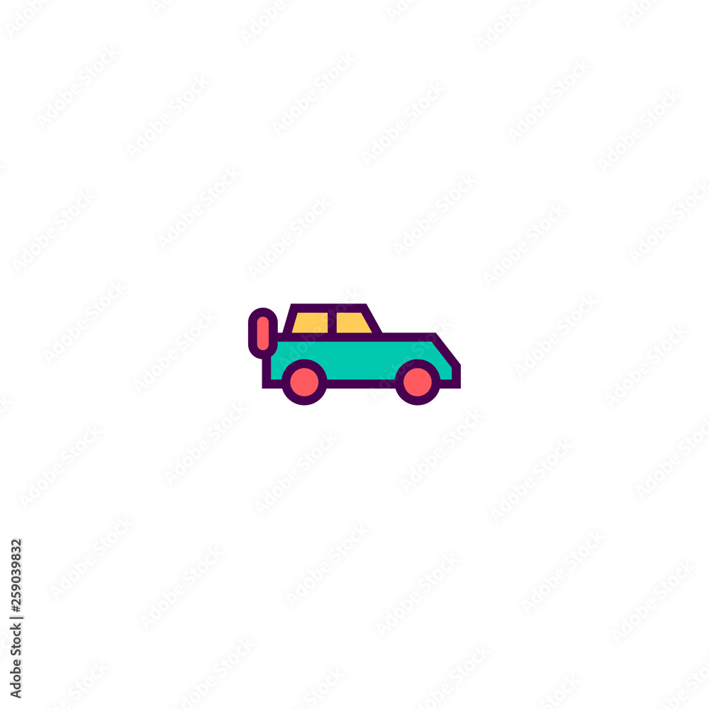 Car icon design. Transportation icon vector design