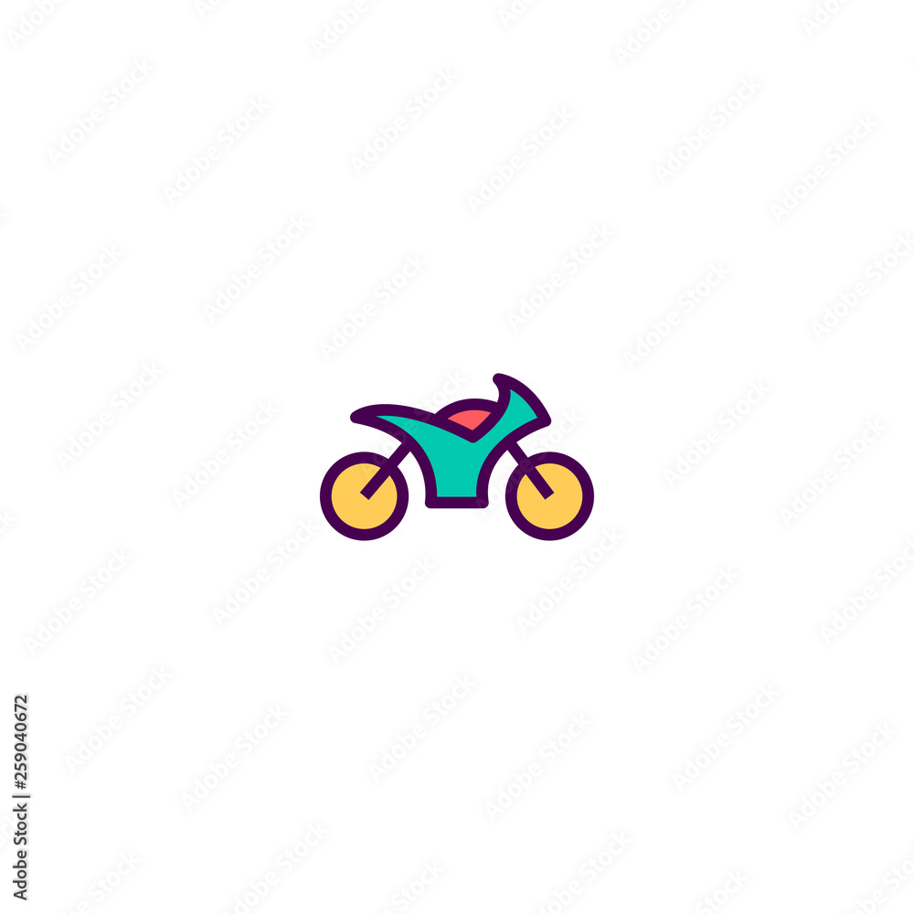 Motorcycle icon design. Transportation icon vector design Motorcycle icon design. Transportation icon vector design