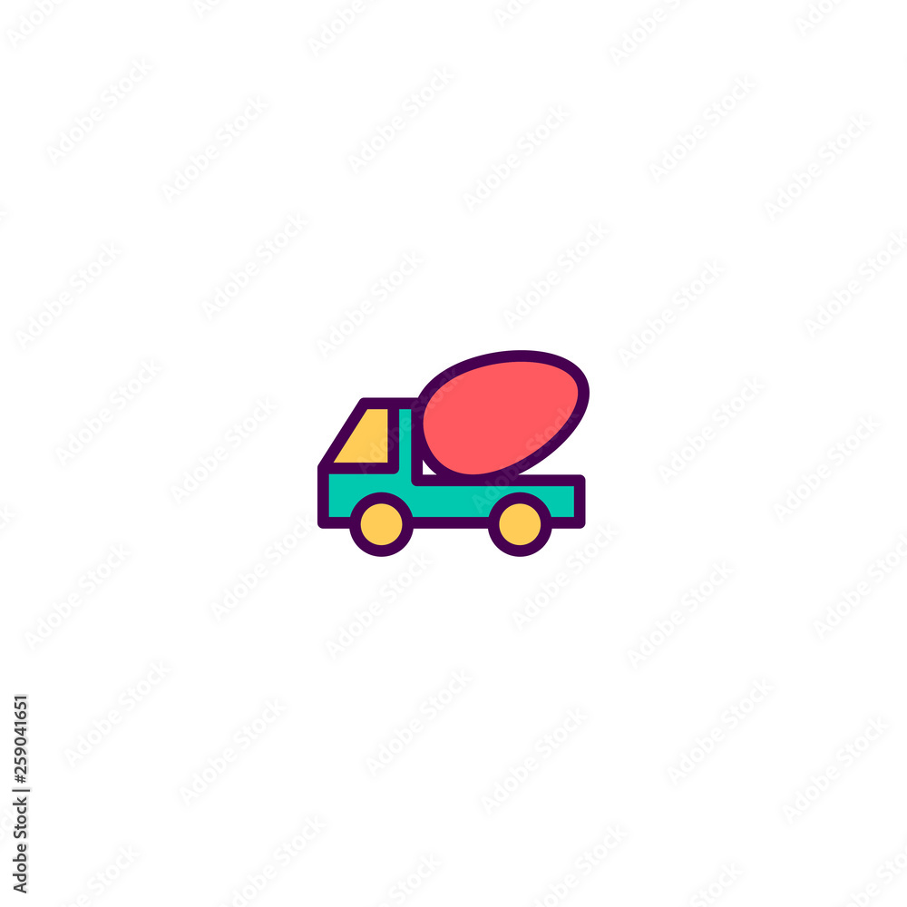 Truck icon design. Transportation icon vector design Truck icon design. Transportation icon vector design