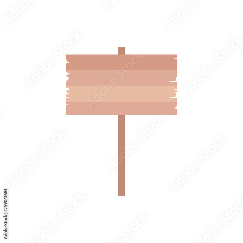 tag of wood isolated icon