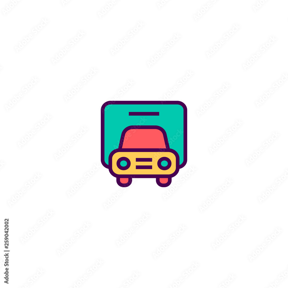 Truck icon design. Transportation icon vector design Truck icon design. Transportation icon vector design