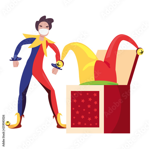 jester hat box april fools
