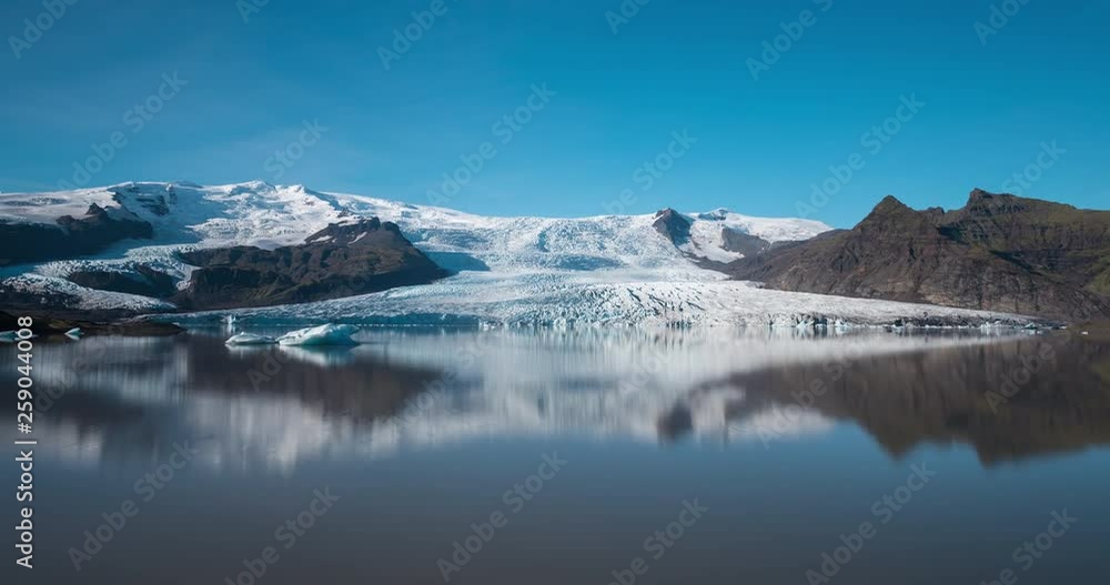 Timelapse of glacier lagoon in Iceland Timelapse of glacier lagoon in Iceland