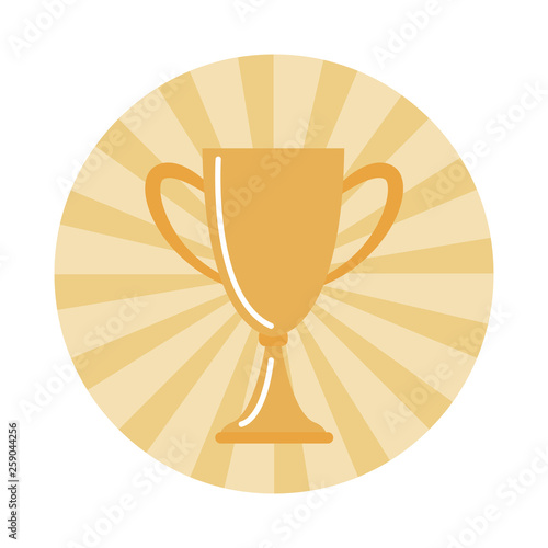 Trophy cup championship symbol