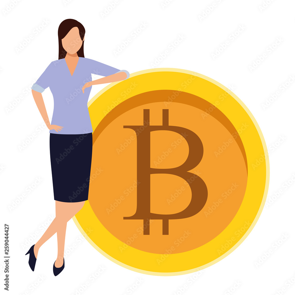 businesswoman holding cryptocurrency businesswoman holding cryptocurrency