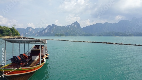 longtail boat trip on chiao lan lake in thailand © chriss73
