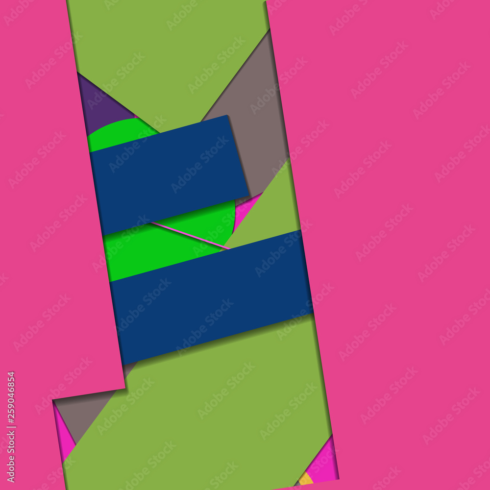Flat material design - Creative vector trend seamless Flat material design - Creative vector trend seamless