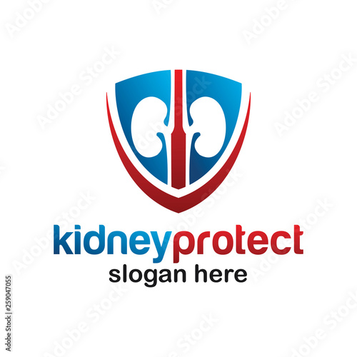 kidney logo. urology logo