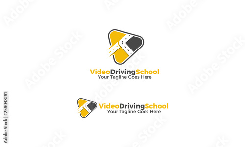 Video Driving School Logo
