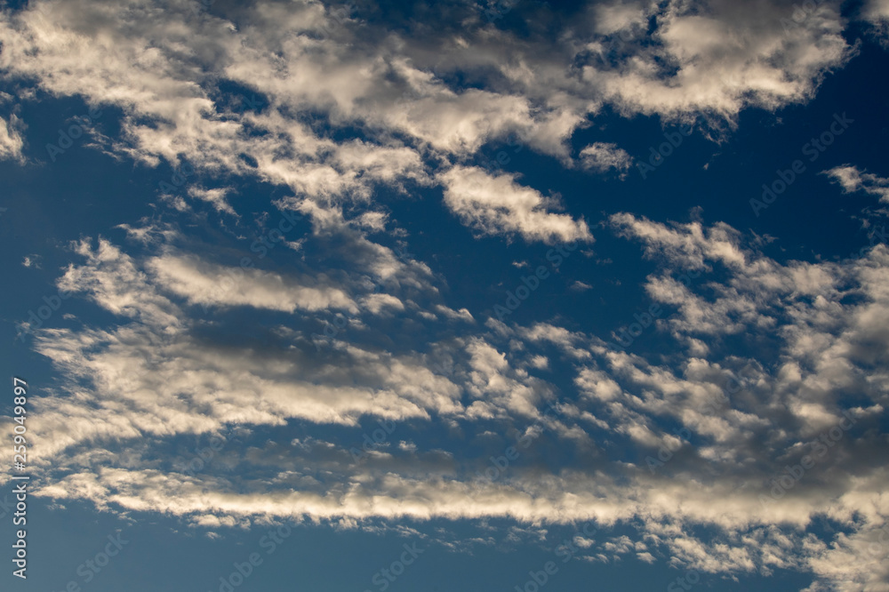 blue sky with clouds