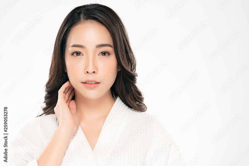 Beautiful Young asian Woman with Clean Fresh Skin Beautiful Young asian Woman with Clean Fresh Skin