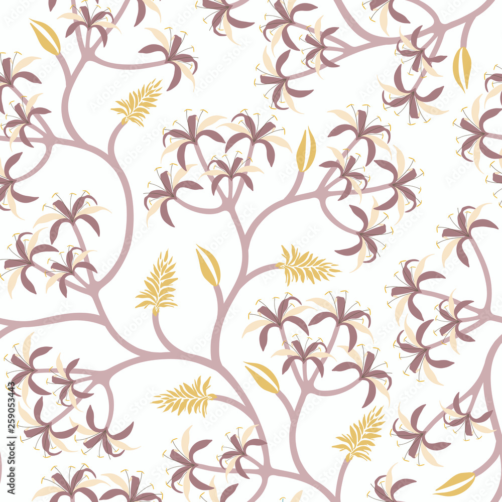 Nature plant branch wallpaper design Nature plant branch wallpaper design