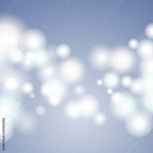 Blue bokeh background
