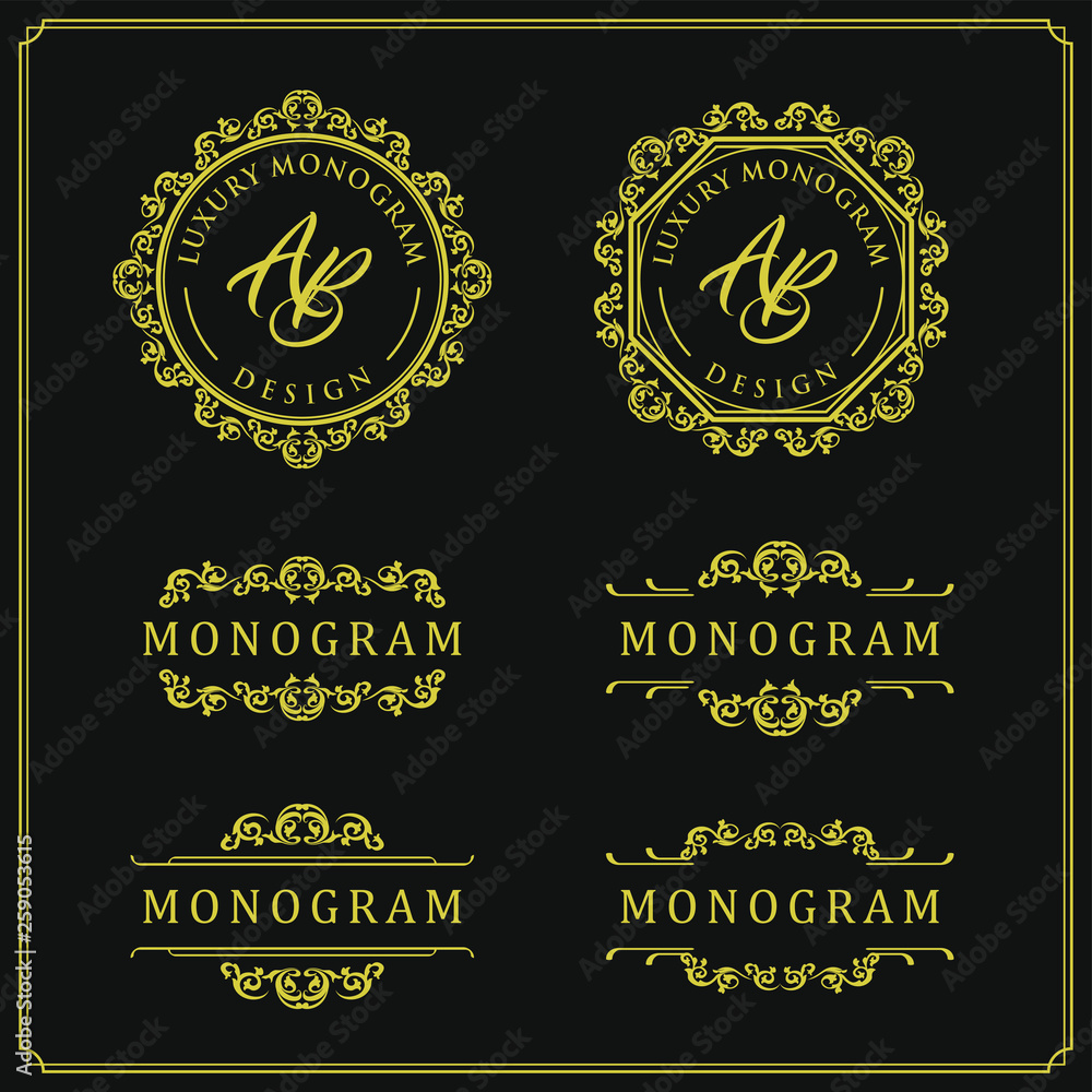 Obraz premium Luxury design set for wedding and decoration