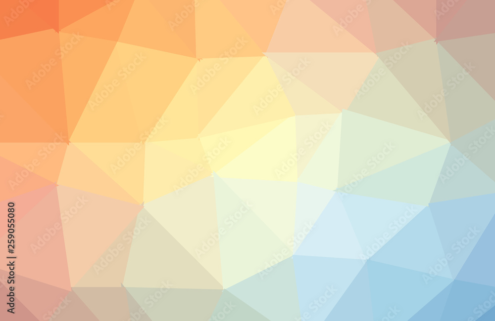 Light Multicolor vector modern geometrical abstract background. Texture, new background. Geometric background in Origami style with gradient.