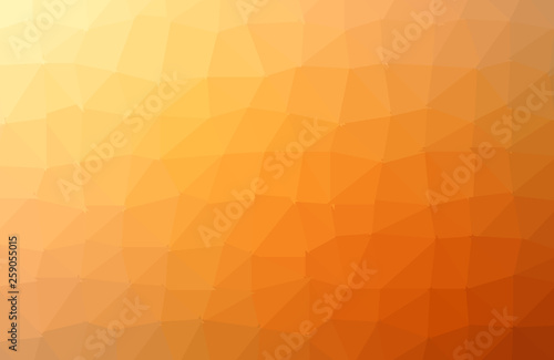 Abstract Orange polygon geometric background. Low Poly Style, Business Design Templates. Vector and illustration.