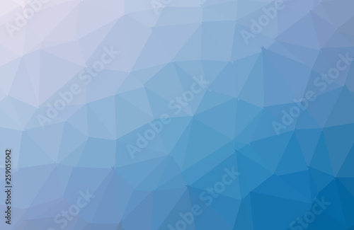 Light BLUE vector shining hexagonal template. Brand new colored illustration in blurry style with gradient. The completely new template can be used for your brand book.