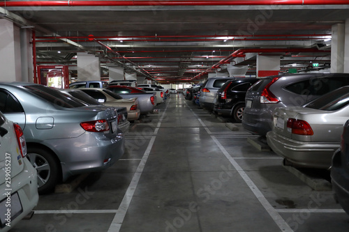 underground of car park in business building © sutichak