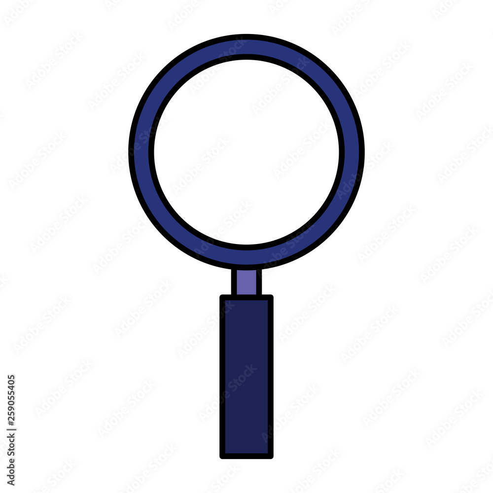 magnifying glass isolated icon magnifying glass isolated icon
