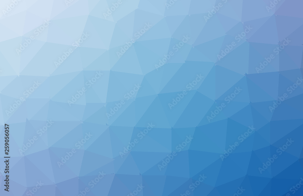 DARK BLUE vector blurry triangle background design. Geometric background in Origami style with gradient.
