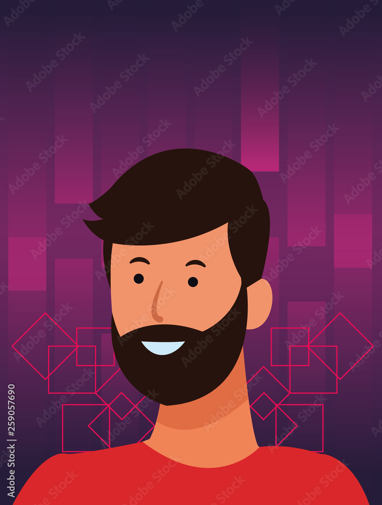 man portrait cartoon avatar man portrait cartoon avatar