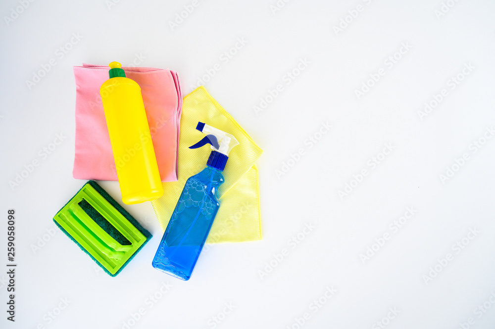 cleaning her house, close-up cleaning the house rubs dust cleaning her house, close-up cleaning the house rubs dust