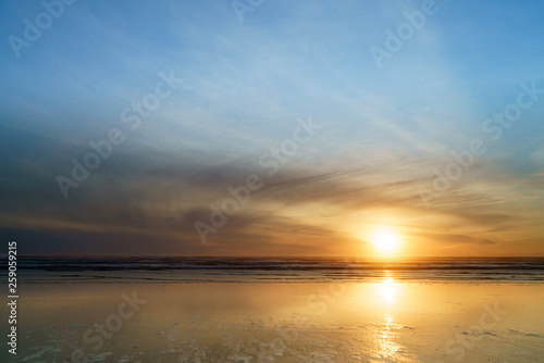 March Sunset Pacific Ocean © John