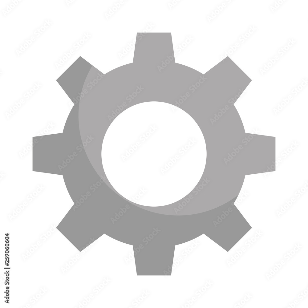 gear settings isolated icon