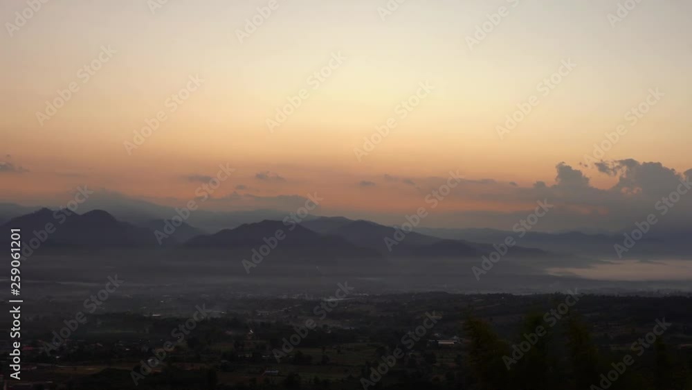 Sunrise in the mountains Sunrise in the mountains