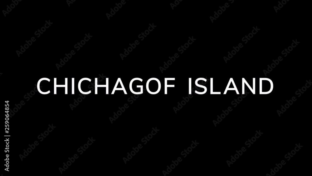 From the Glitch effect arises CHICHAGOF ISLAND. Then the TV turns off. Alpha channel Premultiplied - Matted with color black From the Glitch effect arises CHICHAGOF ISLAND. Then the TV turns off. Alpha channel Premultiplied - Matted with color black