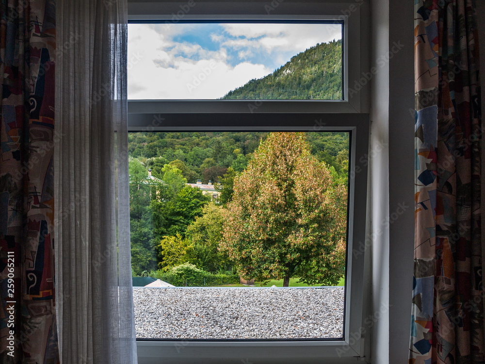 Fototapeta premium View through window