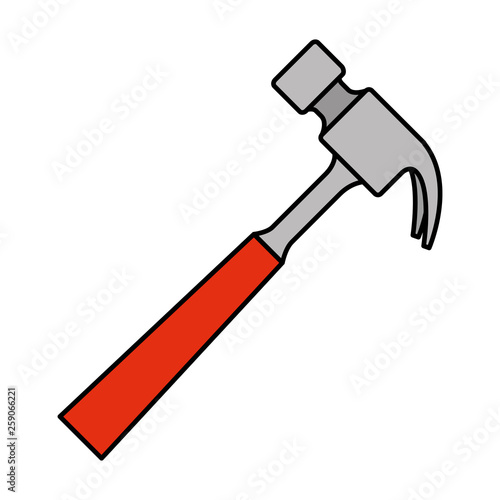 hammer tool isolated icon