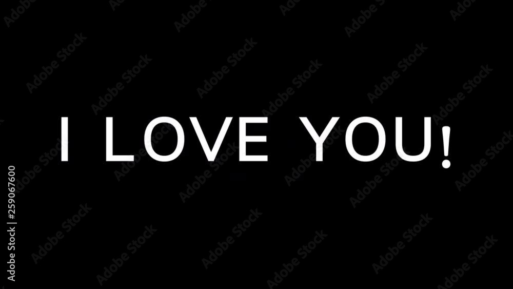 From the Glitch effect arises I LOVE YOU!. Then the TV turns off. Alpha channel Premultiplied - Matted with color black From the Glitch effect arises I LOVE YOU!. Then the TV turns off. Alpha channel Premultiplied - Matted with color black