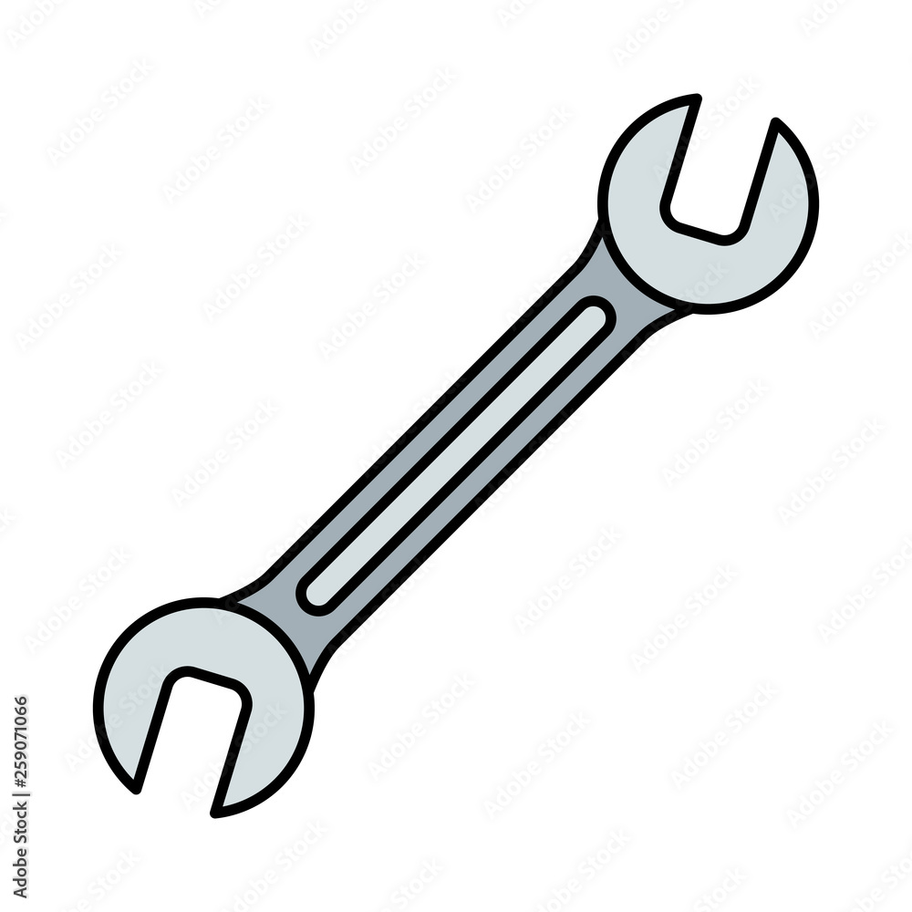 wrench key tool icon wrench key tool icon