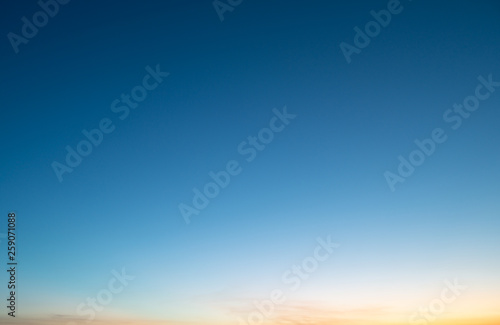 Sunset sky on the beach background. © Hide_Studio