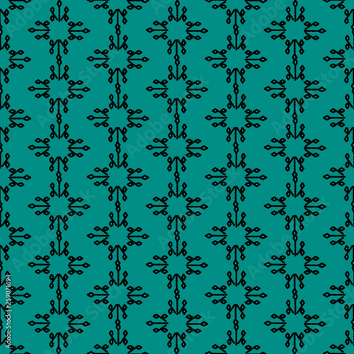 Geometric pattern with lacy rectangles in vertical and horizontal layout. Seamless repeat pattern for gift wrap, textile, fabric, scrapbooking and fashion.