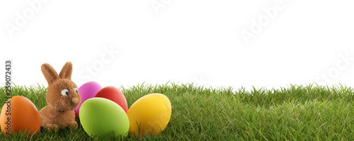 cute Easter bunny and color...