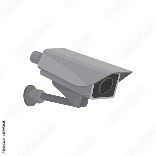 Digital technology and surveillance equipment. CCTV concept.