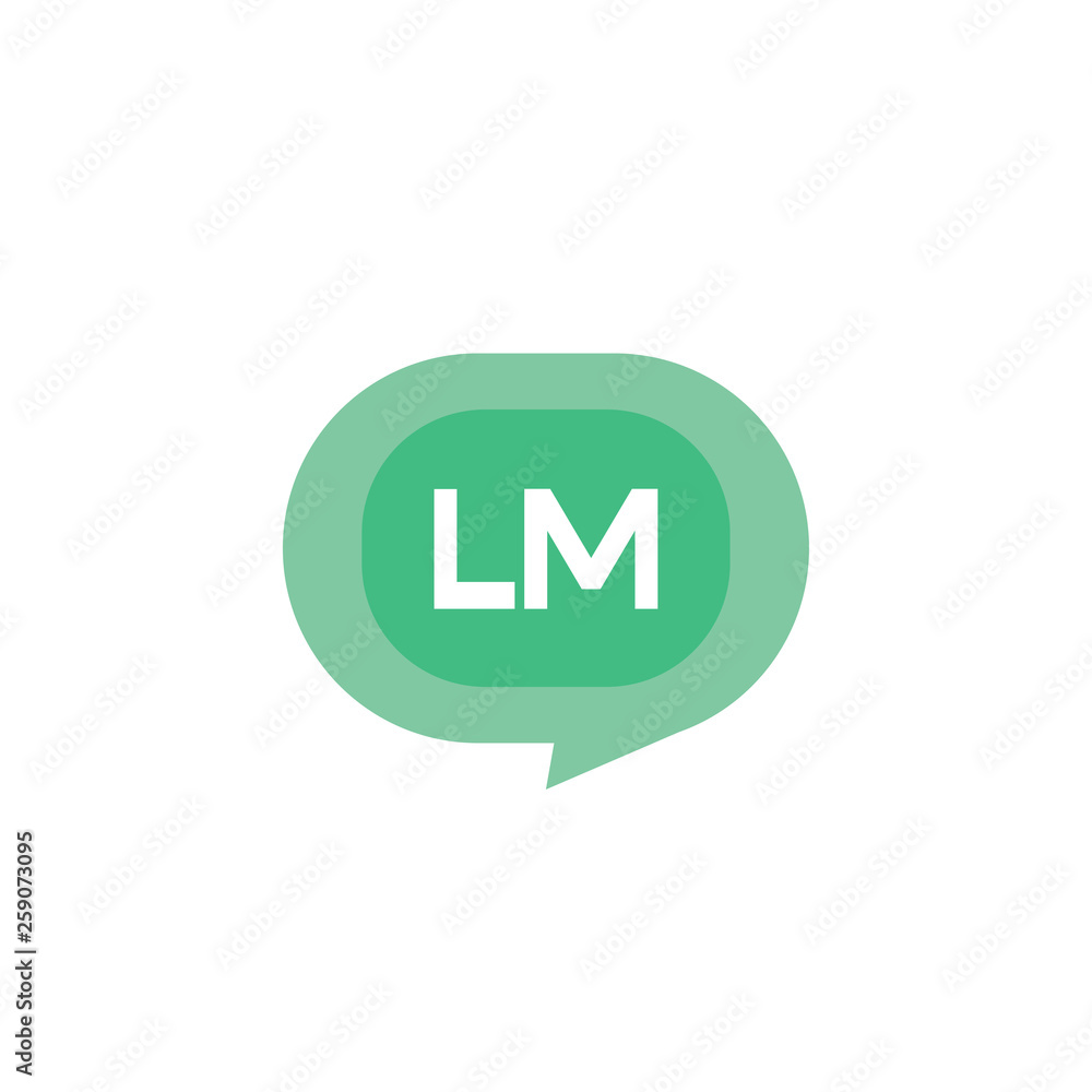 Initial Letter Logo LM Template Vector Design Initial Letter Logo LM Template Vector Design