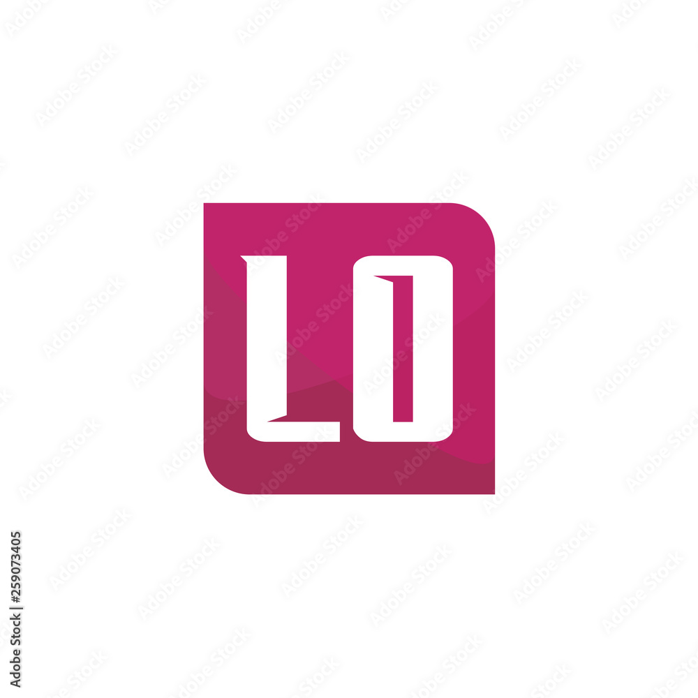 Initial Letter Logo LO Template Vector Design Initial Letter Logo LO Template Vector Design