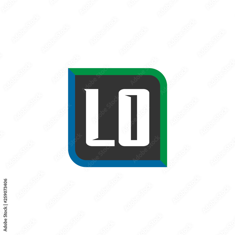 Initial Letter Logo LO Template Vector Design Initial Letter Logo LO Template Vector Design