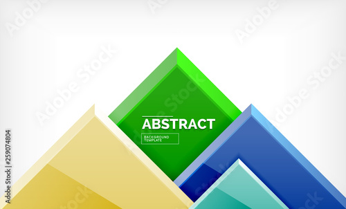 Free Download Geometric abstract background, modern square design - GFXLoad
